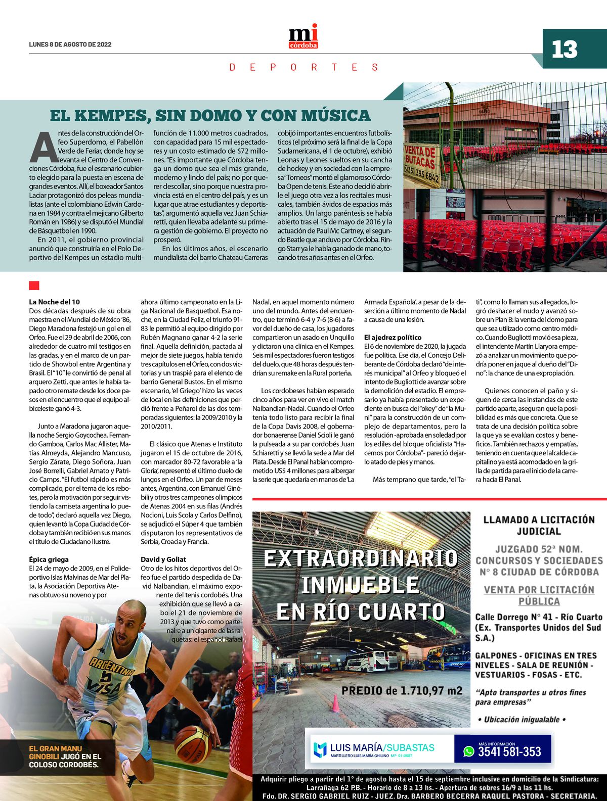 Ya circula la 21ra edición del semanario Marca Informativa Córdoba