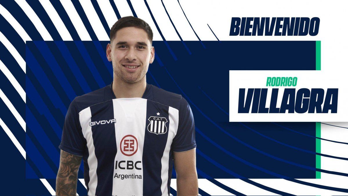 El volante Rodrigo Villagra se convirtió en nuevo jugador de Talleres