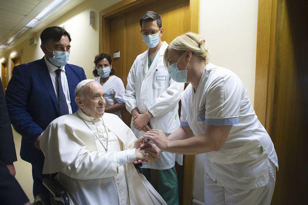 El Papa Francisco volverá a ser intervenido quirúrgicamente este miércoles. Foto: Archivo.