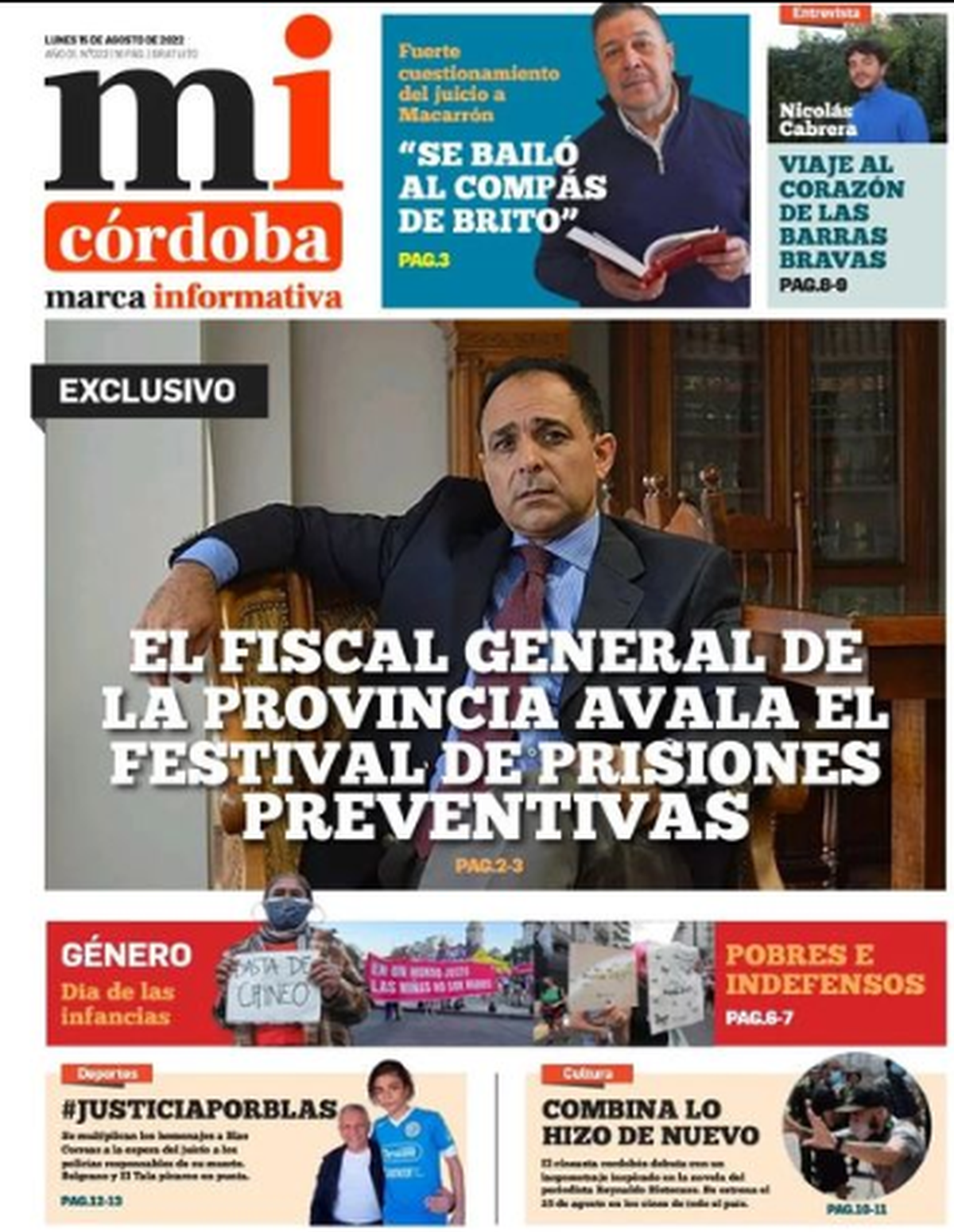 Ya circula la 22da edición del semanario Marca Informativa Córdoba