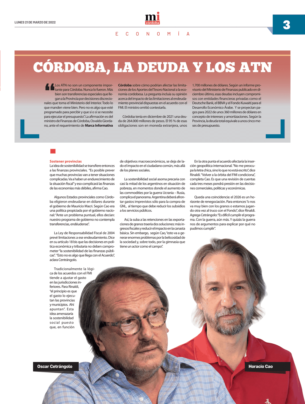 Nace Marca Informativa Córdoba en formato papel