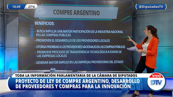 Diputados: ¿Qué impulsa y cuáles son los posibles beneficios del proyecto de Compre Argentino?