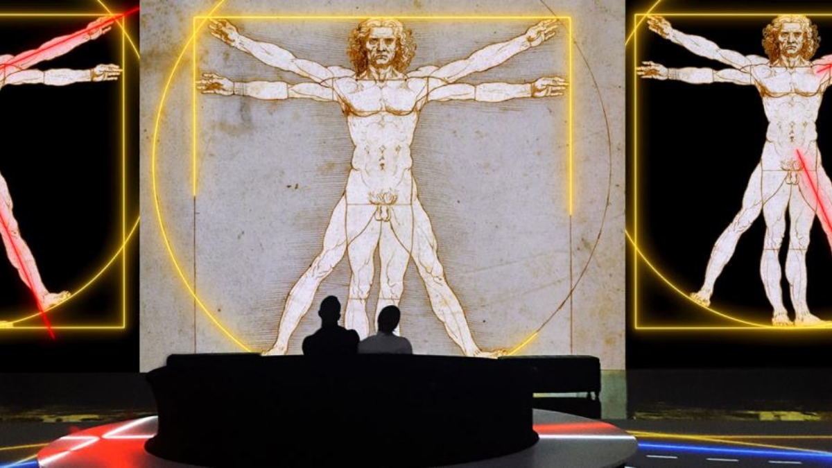 Inauguran una exposición inmersiva sobre la vida y obra de Leonardo da Vinci