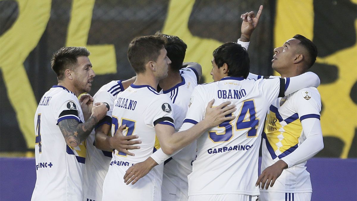 Villa anotó el gol del triunfo para Boca.
