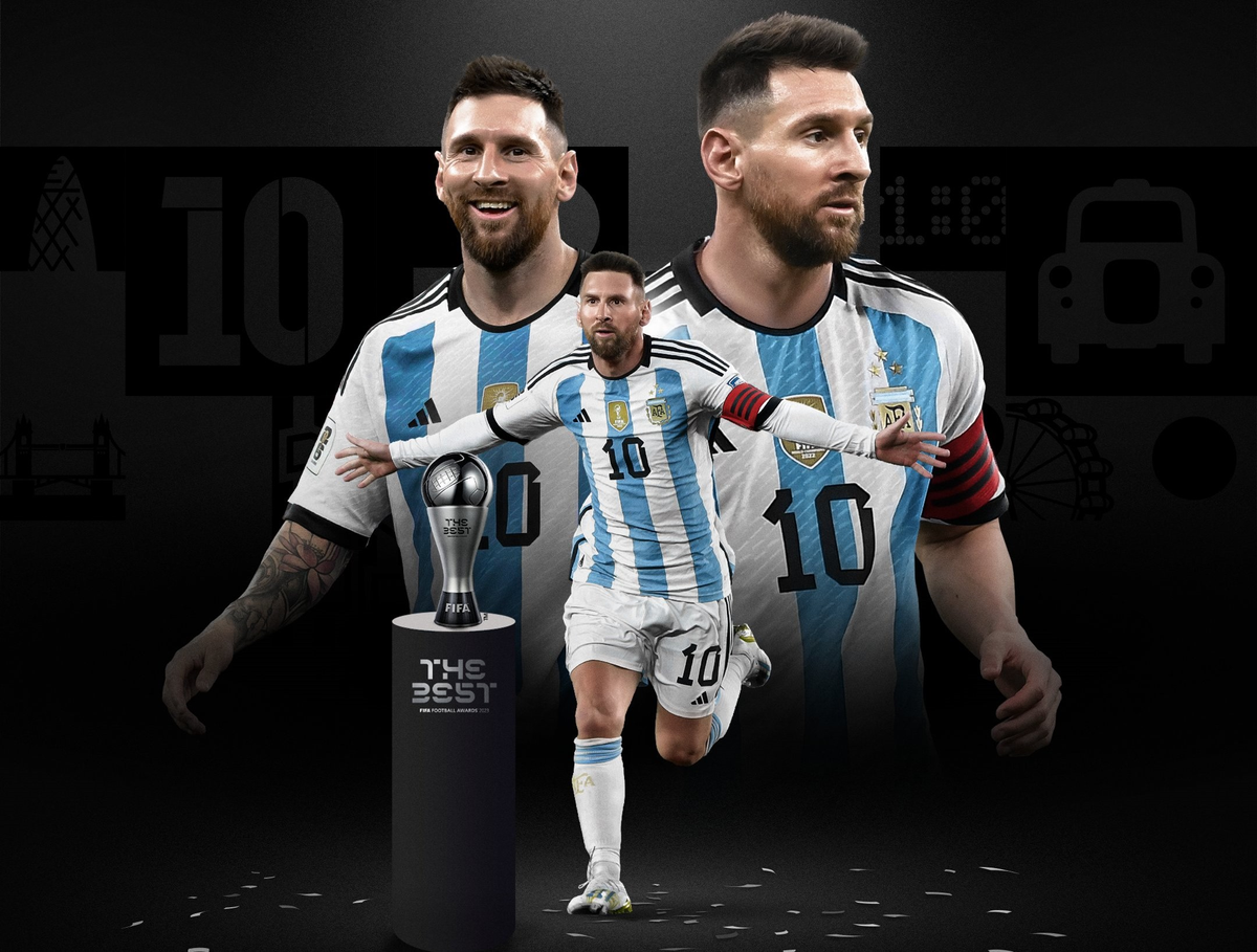 Messi gana el The Best por tercera ocasión en su carrera.