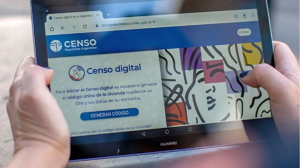 En formato digital, comienza el Censo 2022