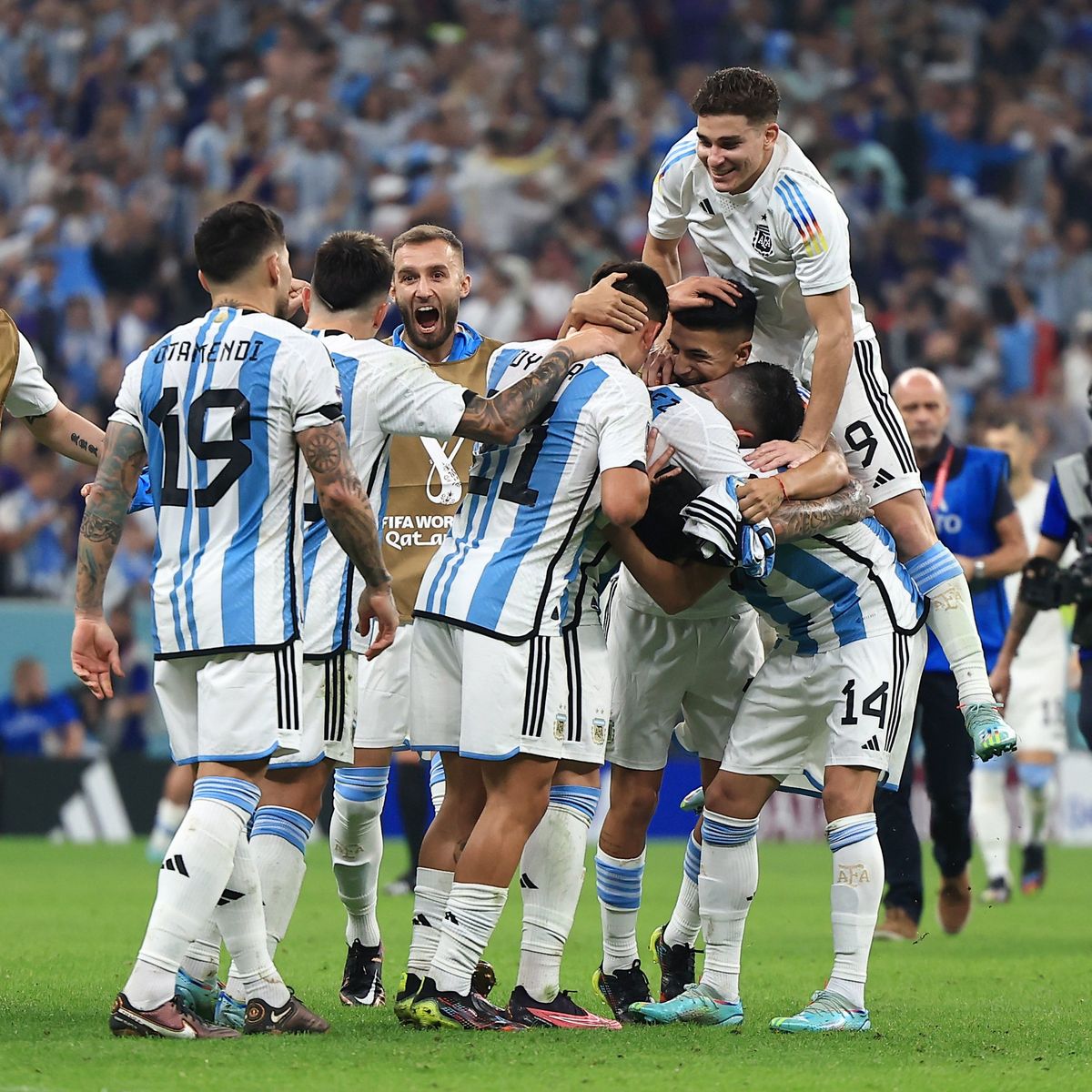 Argentina goleó a Croacia y es finalista de la Copa del Mundo