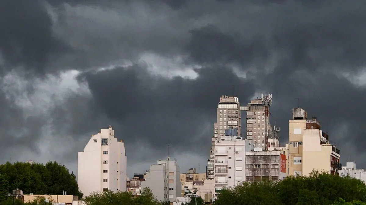 El SNM emitió una alerta amarilla por tormentas fuertes para Córdoba